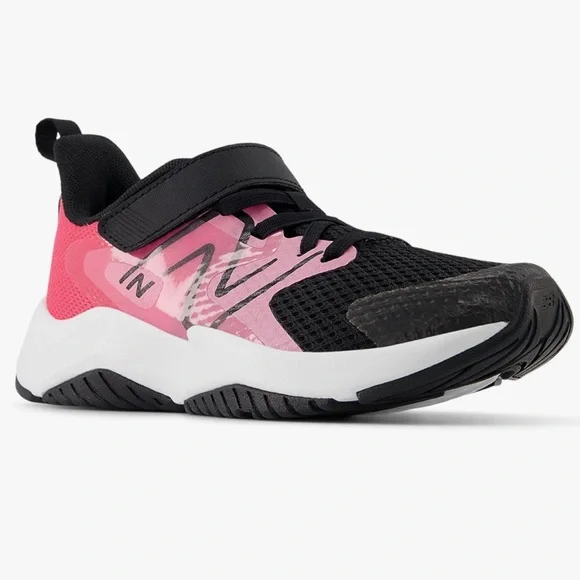 ✨$25✨NWT•New Balance Rave Run Toddler Kids' Sneakers | Black/Pink | 5T Wide - Picture 12 of 12